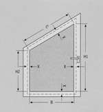 Montage auf dem Fensterrahmen
