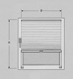 Montage auf dem Fensterrahmen